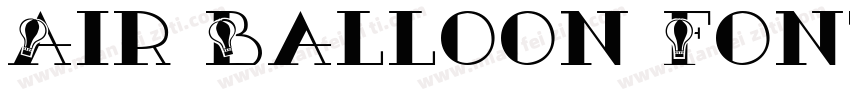 Air Balloon Font字体转换